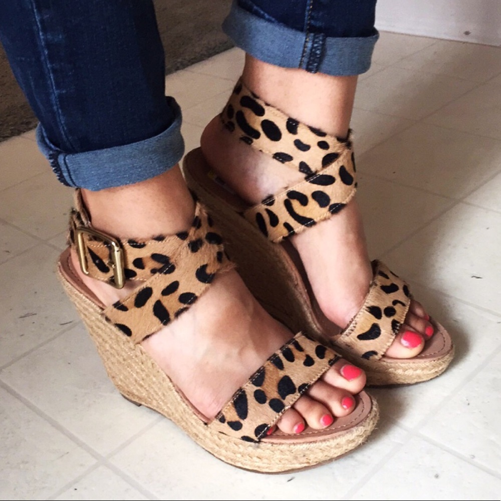 SOLD- Steve Madden Fantsikl Leopard Espadrille - Picture 5 of 6
